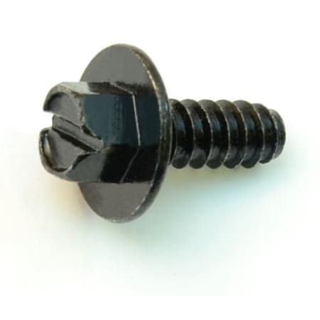 Midwest Fastener #14-20 x 5/8 in Slotted Hex Machine Screw, Plain Steel, 10 PK 31425